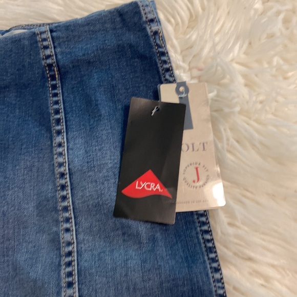 JOLT MINI JEANS SKIRT size 26W brand new length 15” waist 26” - Picture 6 of 8
